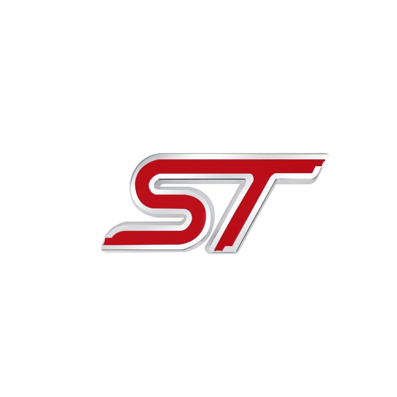 ST Logo Grille Badge τρισδιάστατο μεταλλικό έμβλημα αυτοκόλλητο για ST Line Fiesta Focus Edition Car X KUGA Mondeo Ecosport Αξεσουάρ