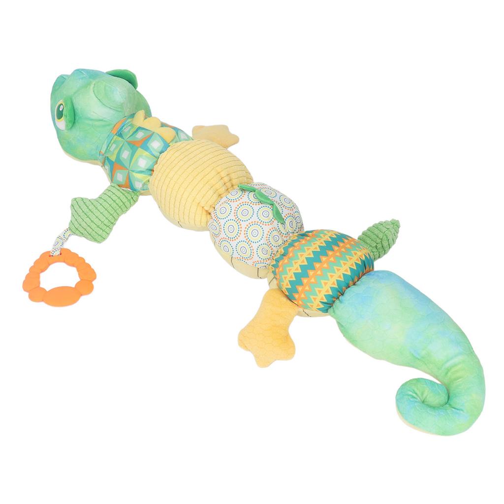 23in Multi Sensory Animal Crinkle Toy Plush Soothe Musical Stuffed Animal Activity Toy