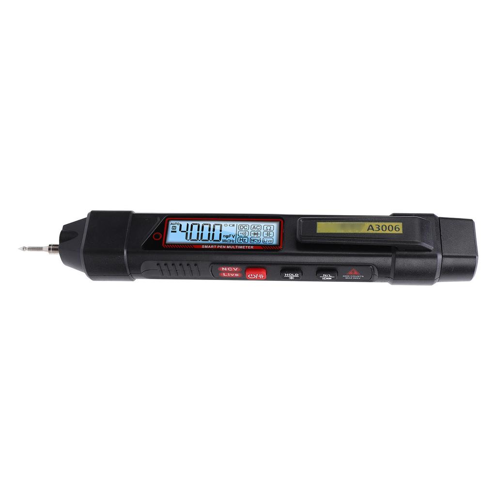 Pen Type Multimeter 4000 Counts Digital Tester Neutral Live Wire Detection DC AC Voltage Capacitance