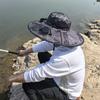 Solar Powered Fan Hat Men's Summer Outdoor Mountain Climbing Fishing UV Protection Super Wide Brim Sunscreen Fisherman Cap