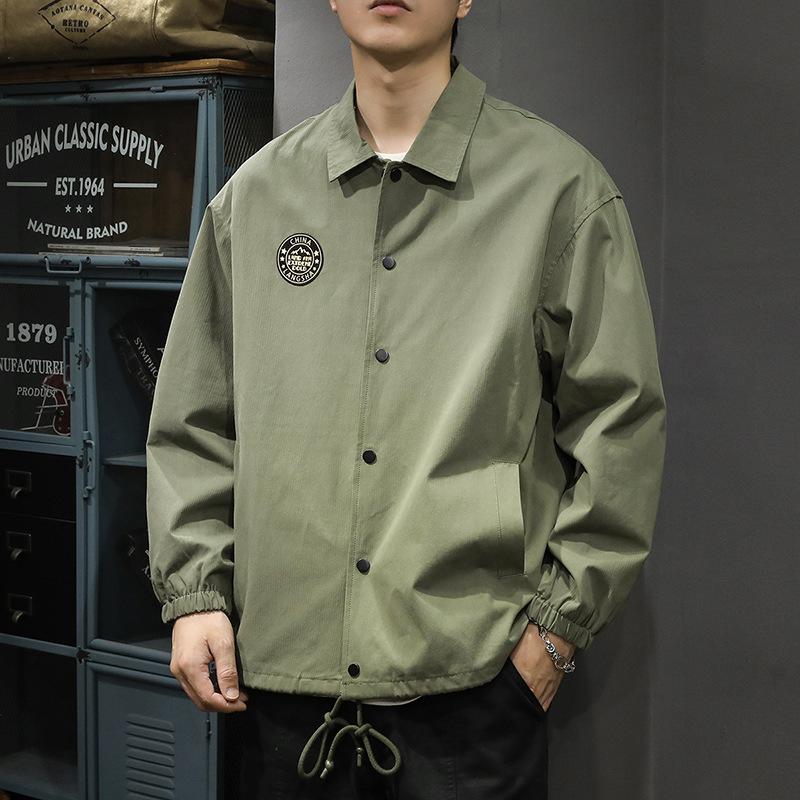 Модный бренд American Badge Tooling Jacket Men s Loose Large Size Ruffian Beautiful Pilot — фото 3