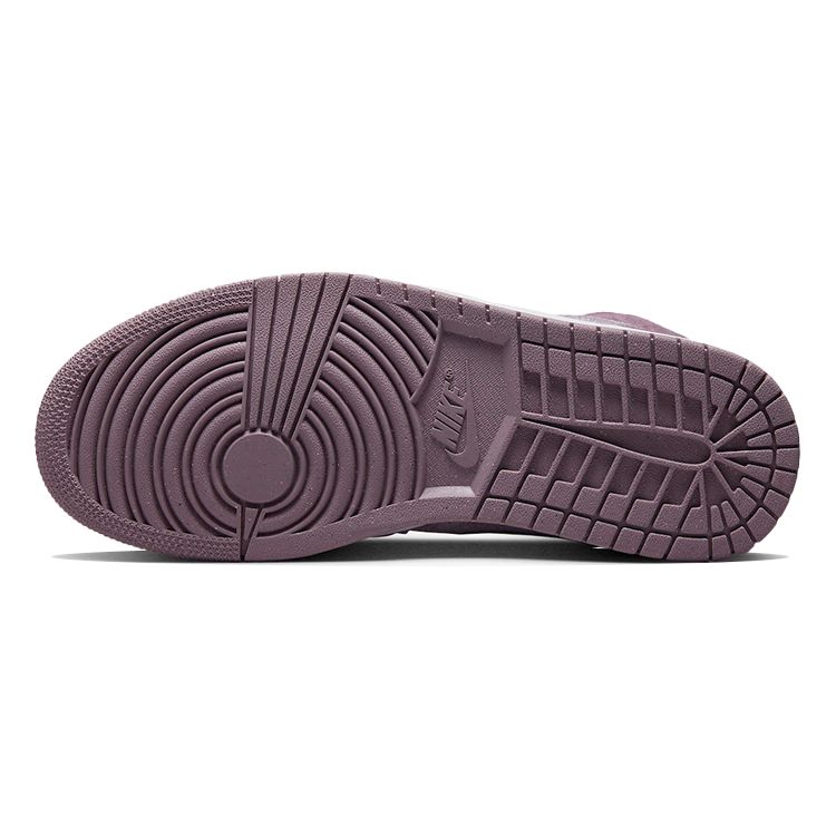 Air Jordan 1 Mid Purple Velvet Women Sneakers Purple-Smoke White DQ8397-500