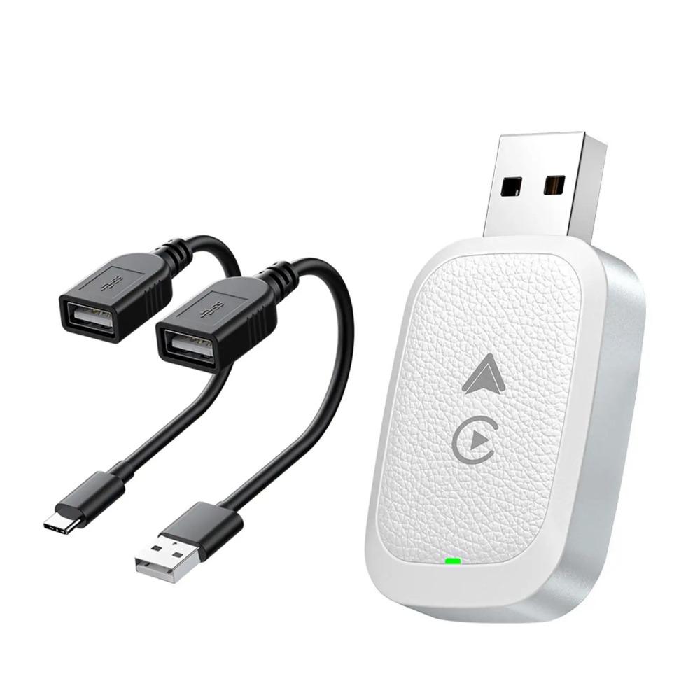 Wireless CarPlay Android Auto Adapter Car Play Adapter Wifi/bluetooth Connect 2 In 1 Wireless Adapter For Netflix For YouTube