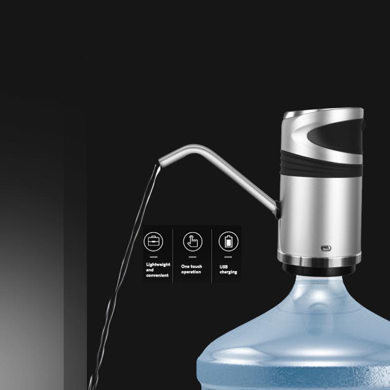 Electric Water Bottle Pump USB Charging Automatic Water Dispenser Pump Wireless Household