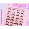 Lashie - Assorted Natural / Dense Multipack False Eyelashes (Various Designs)