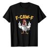 F-CAW-F Women's Casual Letter Print Short-sleeved Top T-shirt