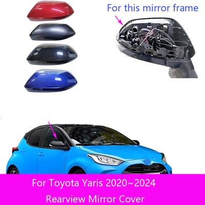 Car Accessories For Toyota Yaris ~2024 Rearview Mirror Cover Reverse Mirror Shell Mirror Case