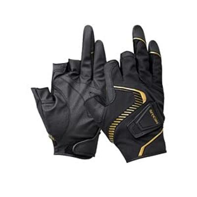 SHIMANO Angelhandschuhe NEXUS Winddichte Magnetische Handschuhe Cut XL Schwarz 3-teilig GL-183T