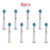 Toothbrushes,Replacement Brush Heads For Oral-b Electric Toothbrush Fit Advance Power-Triumph-3D - 8pcs[A70599]