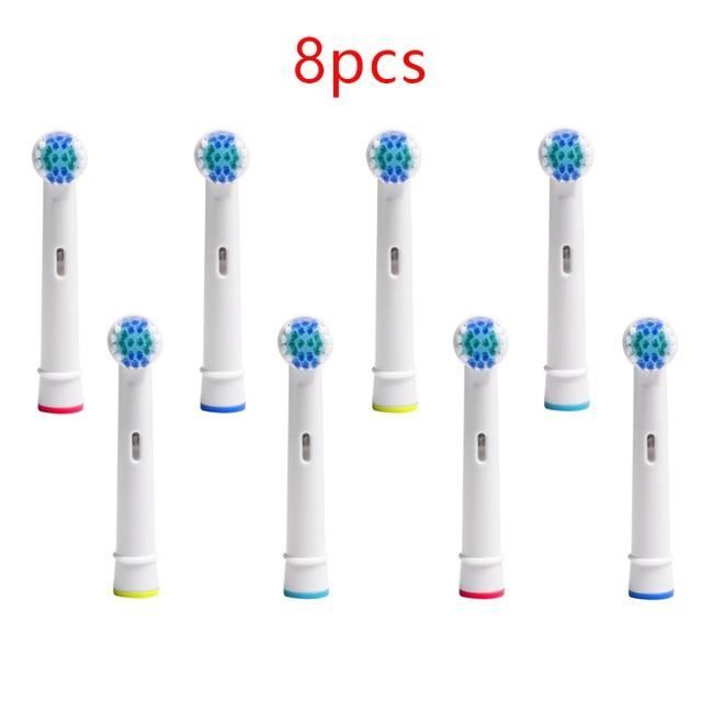 Toothbrushes,Replacement Brush Heads For Oral-b Electric Toothbrush Fit Advance Power-Triumph-3D - 8pcs[A70599]