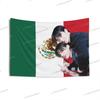 Mingi Handsome Face Mexican Flag Ateez Concert Banner Kpop FlagGolden Hour Part 3 In Your Fantasy Ateez World Tour Tapestry
