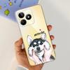 Etui na Realme Note 50 RMX3834 Uroczy Kot Malowane Pokrowiec Miękki Silikonowy Pokrowiec na Telefon Na Realme Note 50 Note50 Tylna Pokrywa 6.74'' Torby