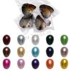 50 Pièces/Lot Kit Perle de Souhait d'Huître Perle d'Eau Douce couleurs mélangées 7-8mm Perles de Perle d'Eau Douce Accessoires DIY pour Bijoux Cadeau
