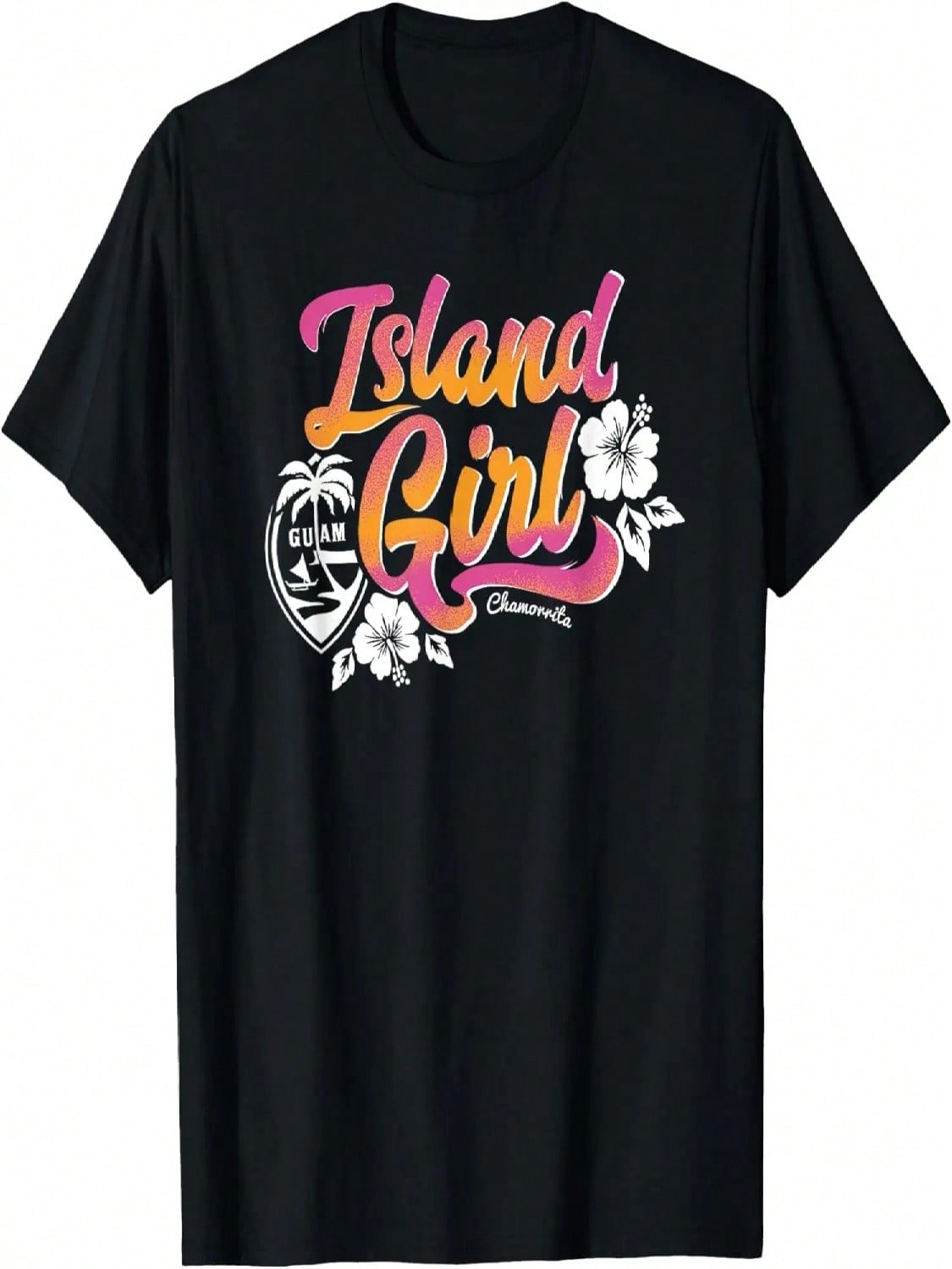 Tropical Flower Island-Girl - Chamorrita T-Shirt S