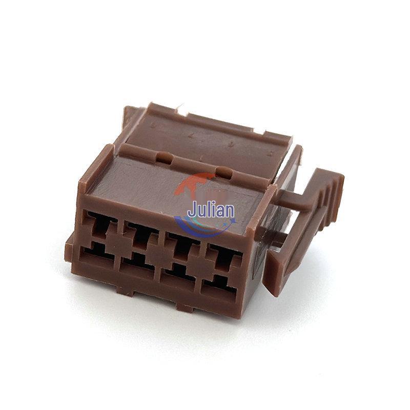 8-Pin Brown Automotive Wiring Harness Connector Plug for Male & Female