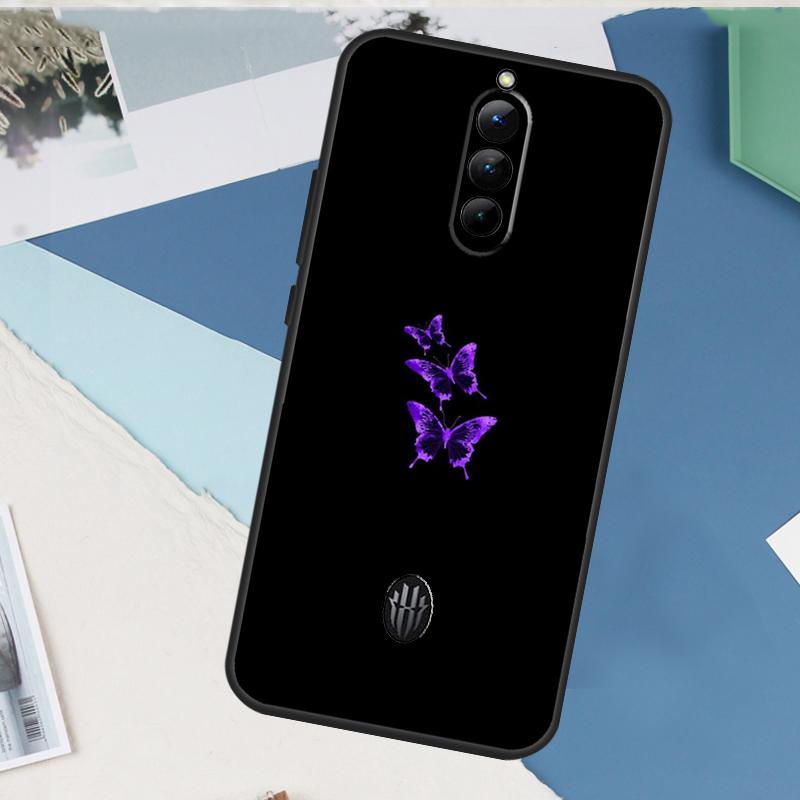 Purple Colour Neon Light For Nubia Red Magic 10 Pro Plus 6 7 8 9 Pro 6S 7S 5G 6R RedMagic 8S 9S Pro Plus Phone Case