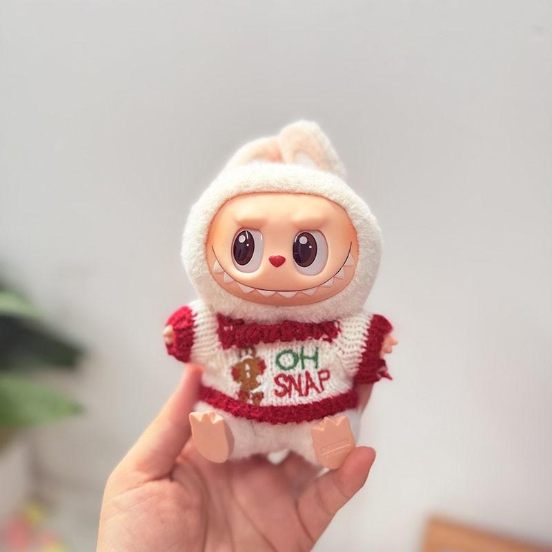 The First, Second and Third Generations of Christmas Baby Clothes Wear 17cm Pendants, and The Clothes Sit with Colored Beads Christmas Set.