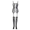Fish Net Open Crotch One-piece Teddies Bodysuit Crotchless Body Suit Lingerie BodyStockings Plus Size Body Stocking Underwear for Women Sexy Costumes