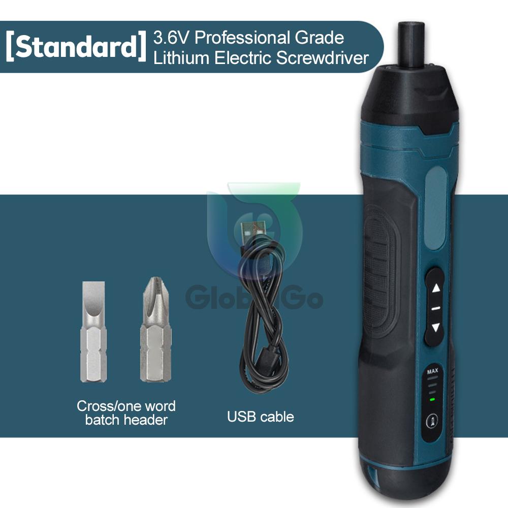 

Cordless Electric Screwdriver Rechargeable 1300mah Lithium Battery Mini Drill 3.6V Power Tools Set Household Maintenance Repair