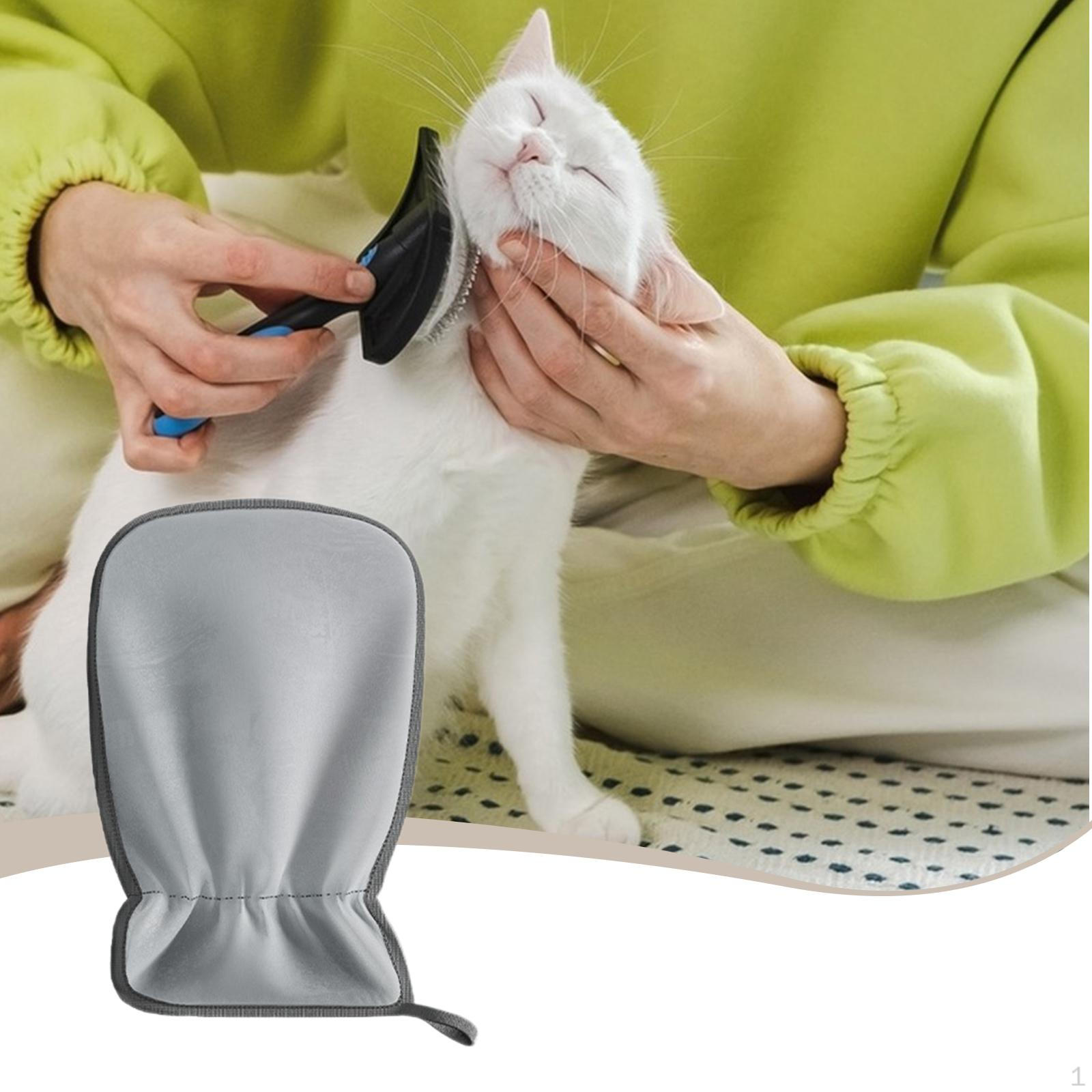 

Pet Hair Removal Glove Cat Remover Efficient Grooming Easy Cleaning for Carpet сірий колір