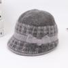 Autumn and Winter Women's Hat with Bow Middle-aged and Elderly Outdoor Warm Hat Knitted Hat