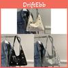Fashionable Silver Bucket Bag With Pu Material For Daily Use And Street Style Appeal