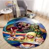 Adventure Animation Masters of the Universe Round Carpet and Rug Cartoon He-Man Pattern Home Decor Anti-slip Mat Yoga