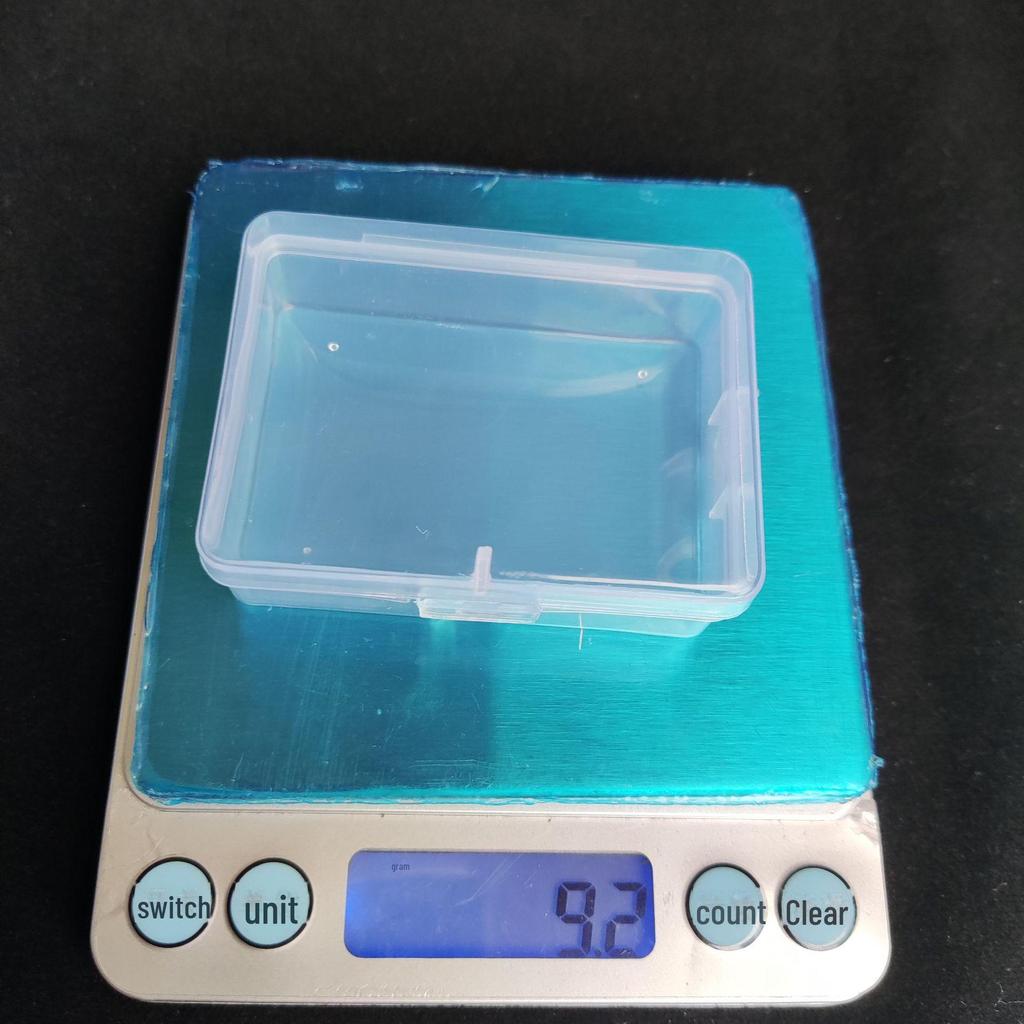 Transparent Mini PP Storage Box for Button Batteries