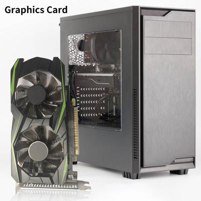 GTX1050TI Grafikkarte, 4 GB DDR5, PCI Express 2.0, Hochleistungs-Gaming-Grafikkarte für Computer