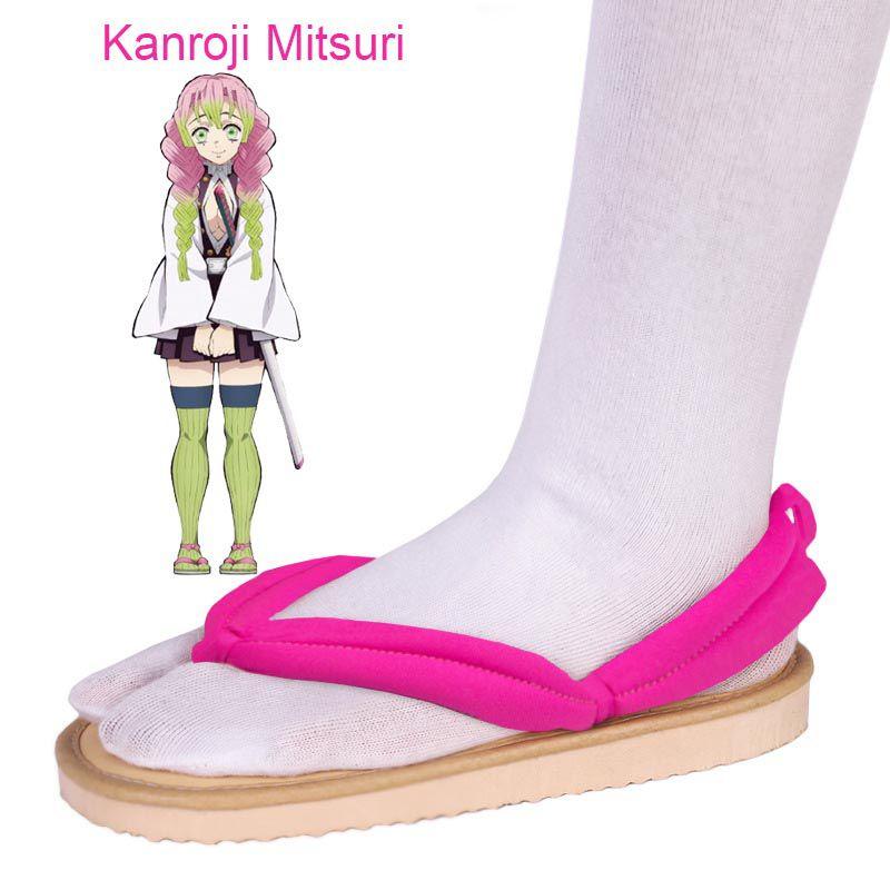 Infradito Kamado Tanjiron di Demon Slayer per Cosplay e Moda Stile Giapponese