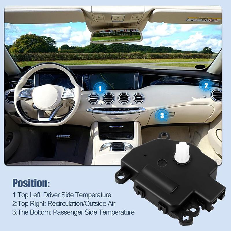 Car Air Conditioner Damper Actuator HVAC Heater Blend Door Actuator AC Door Actuator Efficient Air Doors