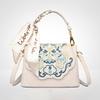 Tasche Crossbody-Tasche, Neue High-End-Damentasche, Modische Retro-Kunst, Schultertasche mit chinesischem Stil Stickerei