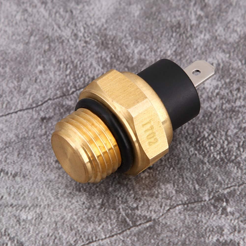 Fan Switch Sensor, Electric Radiator Fan Switch, Fan Switch for VFR700F VFR750F VFR800 VTR1000F VT600 VT750 VT1100 37760-MT2-003 Radiator Fan Switch