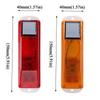 2pcs Double Side Warning LED Lamp Rechargeable Construction Obstacle Light  Car Accessories