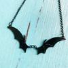 Vampire Bat Wing Necklace Personality Collarbone Chain New Bat Wings Vampire Gothic Metal Necklace Fashion Jewelry Accessories