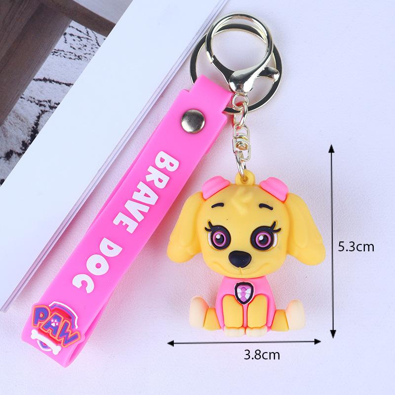 Cartoon Woof Team Keychain Doll Pendant Keychain Backpack Car Pendant Gift