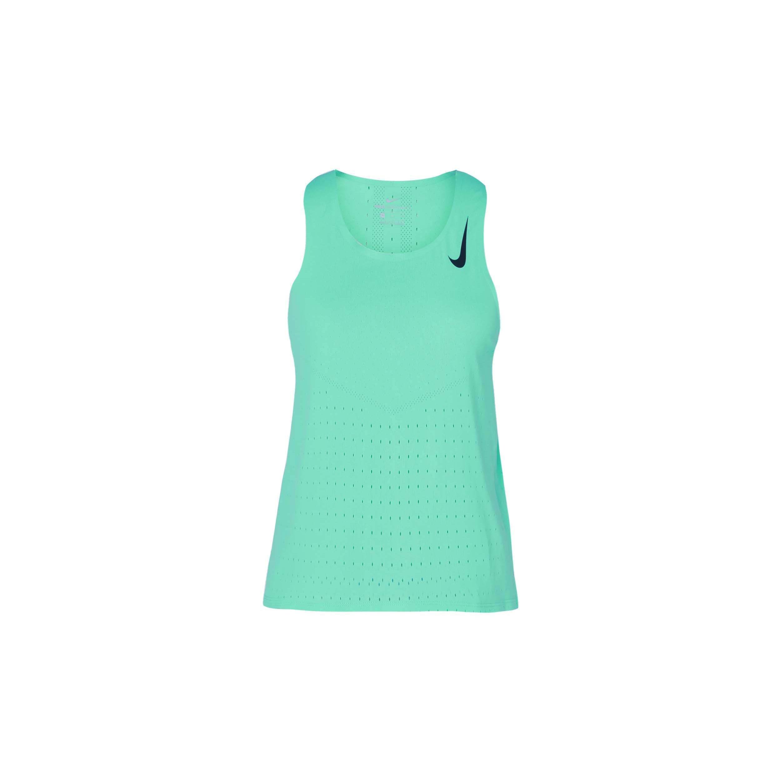 (WMNS) Nike Aeroswift Solid Color Sports Breathable Running Green Vest Women s CZ9386-342 L