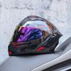 DOT ECE Certified Full Face Motorcycle Helmet Men Women Flip-Up Design ABS Shell All Season Use