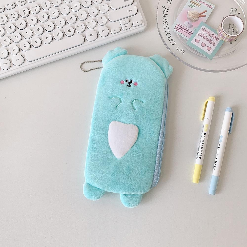 Watermelon Banana Cartoon Storage Bag Plush Korean Style Pencil Case  School Office