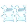 100pcs Dog Shaped Paper Clips Slip Resistance Exquisite Cute Paper Clips for School  