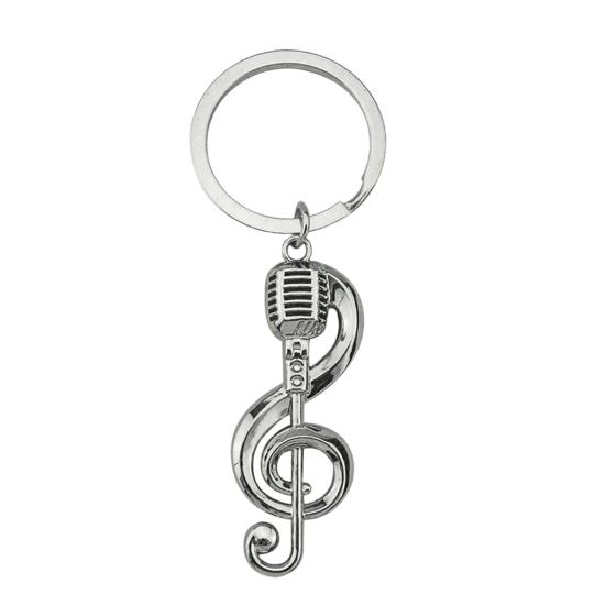 Pingente de Chaveiro Tema Musical Estilo Chaveiro Fone de Ouvido Pingente de Nota Musical Porta-Chaves Entusiastas de Esportes