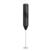 Electric Milk Frother Handheld Stainless Steel Mini Foam Maker for Coffee Hot Chocolate Black