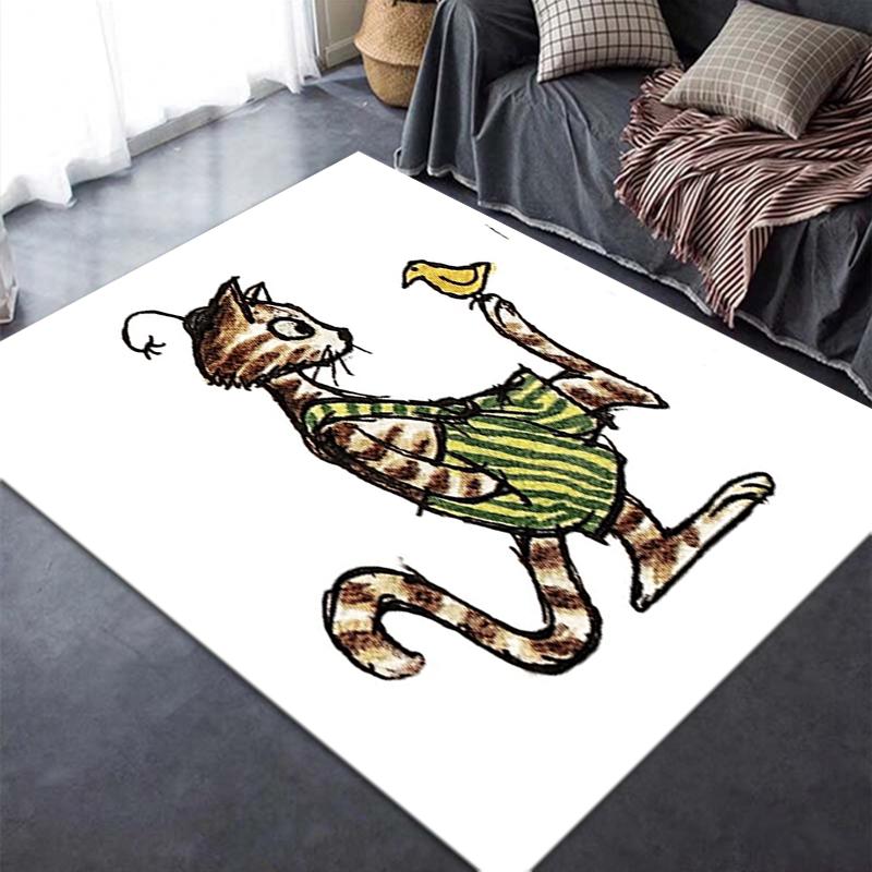 Pettson Findus Carpet Rug For Living Room Bedroom Home Sofa Decorationkids Play Nonslip Floor Mat