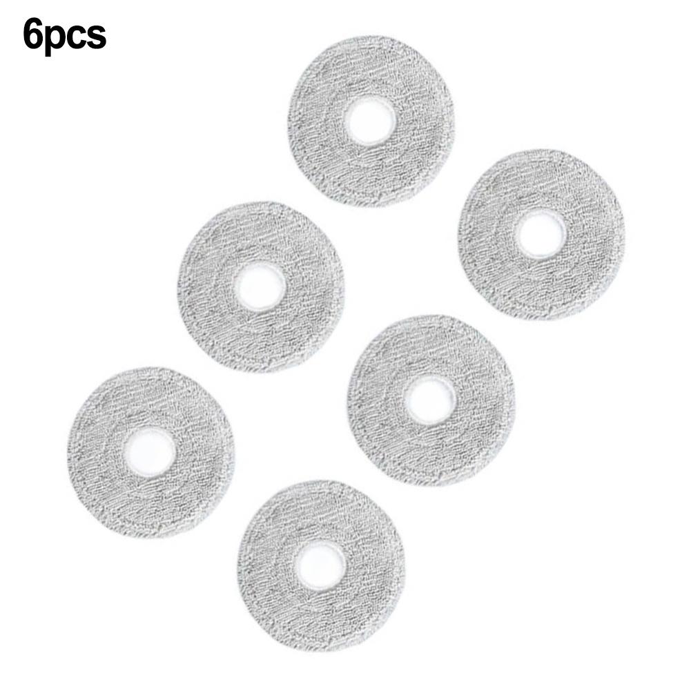 

6 Pack Replacement Mop Cloths For MOVA E40 Ultra Robot Vacuum, Microfiber Cleaning Pads For Pets