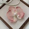 2024  Butterfly Orchid Flower Hair Clip Girl Hairpin Seaside Vacation Headwear Hair Accessories Side Clip Hair