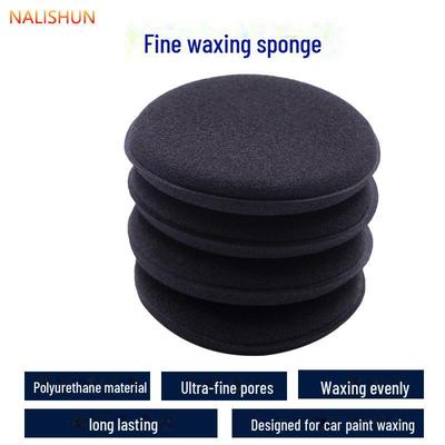 Car Waxing and Polishing Sponge Block - Efficient, Round, Handheld Coating Tool