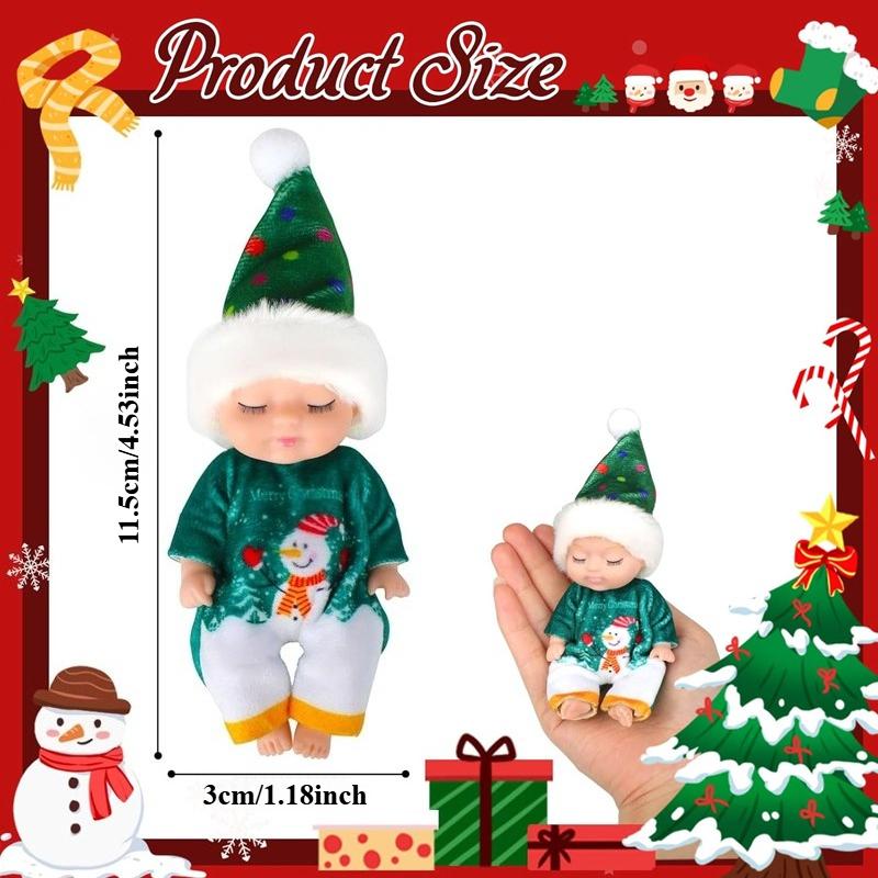 1pc Cute Pajama Fairy Princess Baby Doll with Animal-Themed Outfit (Reindeer/Horse/Dragonfly) - Soft Collectible Doll in Gift Box, Birthday Christmas