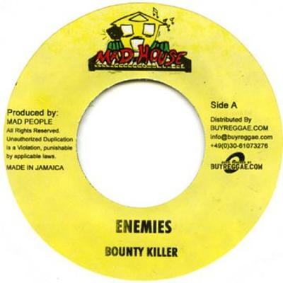 7inch Record BOUNTY KILLER / BABY CHAM, TIMBERLE - Enemies / Thump Mi 243610 Mad House/Buyre 2011 Germany Reggae, Ska & Dub Used