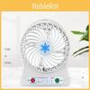 Portable Snowflake Handheld Usb Rechargeable Student Dormitory Silent High Wind Power Charging Banana Leaf Fan