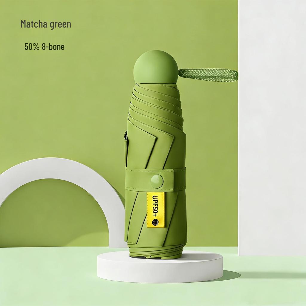 Větruodolný slunečník s vlastním logem UPF2000+ - Přenosný do deště i slunce